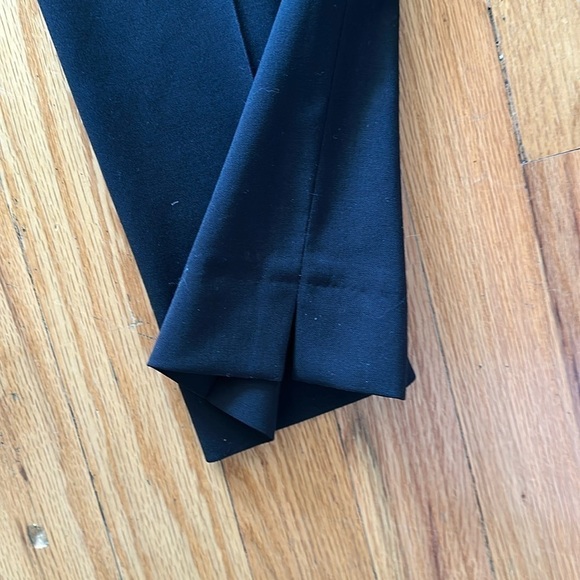 Lafayette 148 sz 6 black wool trousers zip closure great pre owned condition - Picture 5 of 9